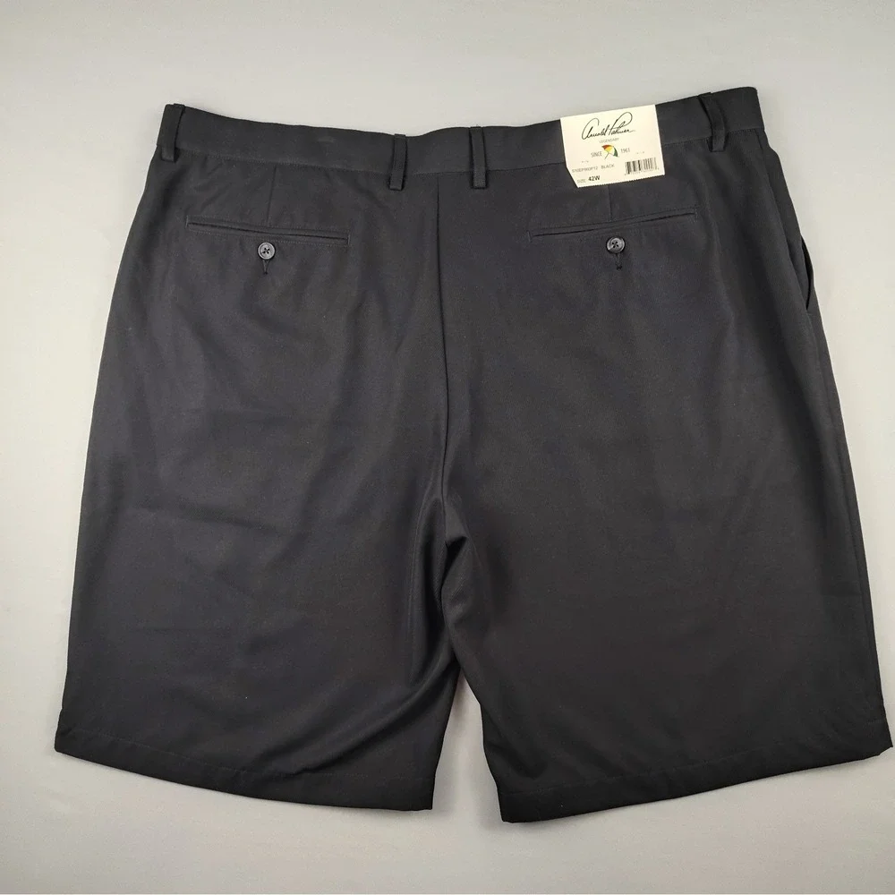 Arnold Palmer Golf Shorts 42 Black UPF 50 Quick Dry Performance NWT Travel